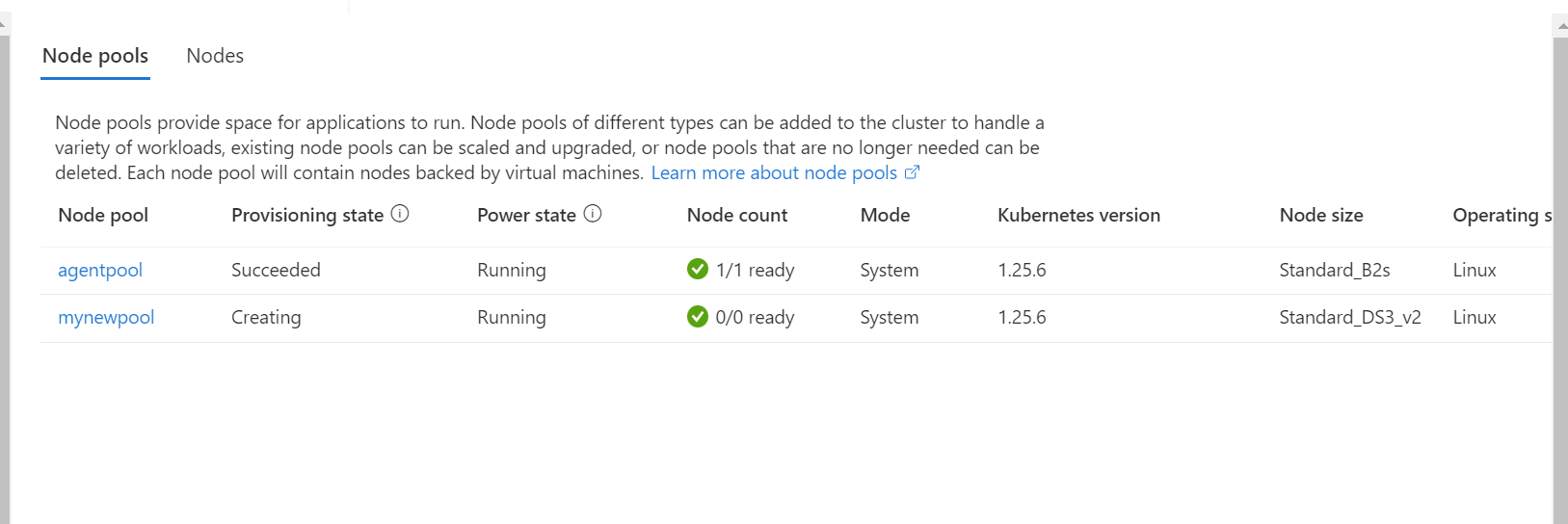 Azure Kubernetes Service (AKS) upgrade your node pools